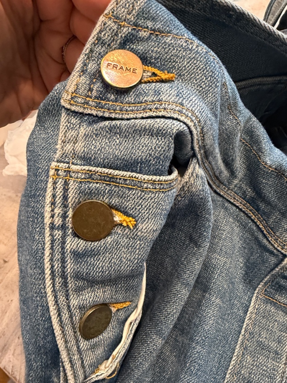 FRAME DENIM OVERALLS - Picture 4 of 7